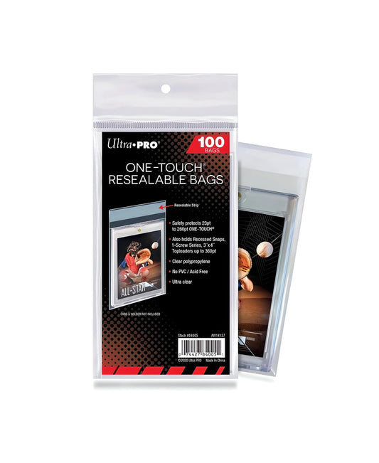 Ultra Pro: ONE-TOUCH Resealable Bags - 100ct