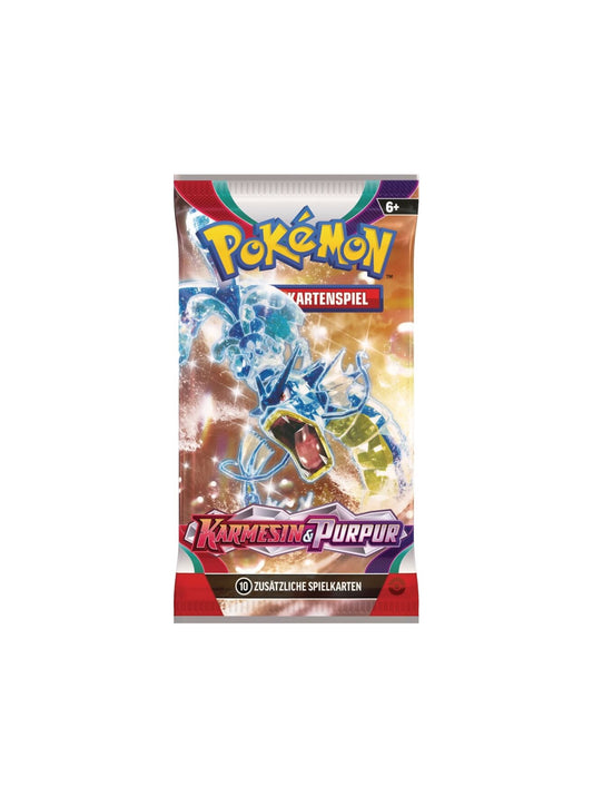 Karmesin und Purpur Booster - Zufälliges Artwork (DE)